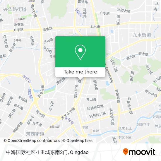 中海国际社区-1里城东南2门 map