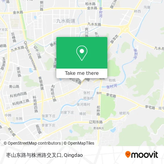 枣山东路与株洲路交叉口 map
