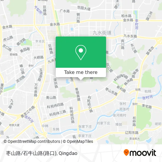 枣山路/石牛山路(路口) map