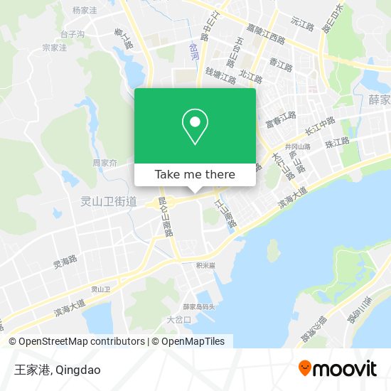 王家港 map