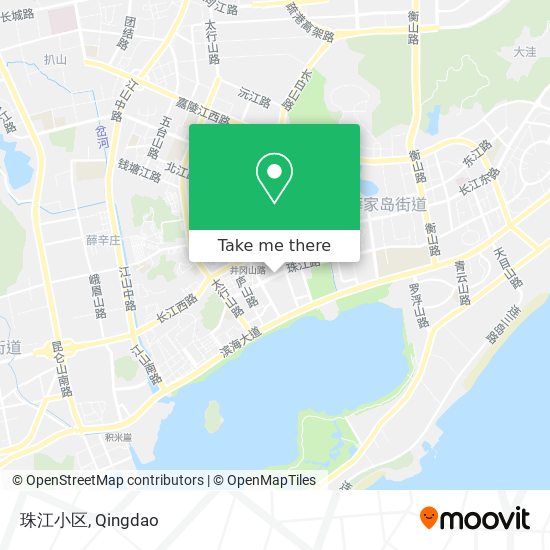 珠江小区 map