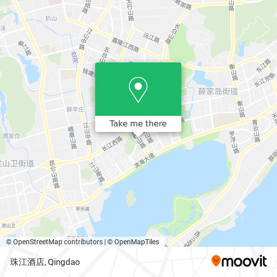 珠江酒店 map