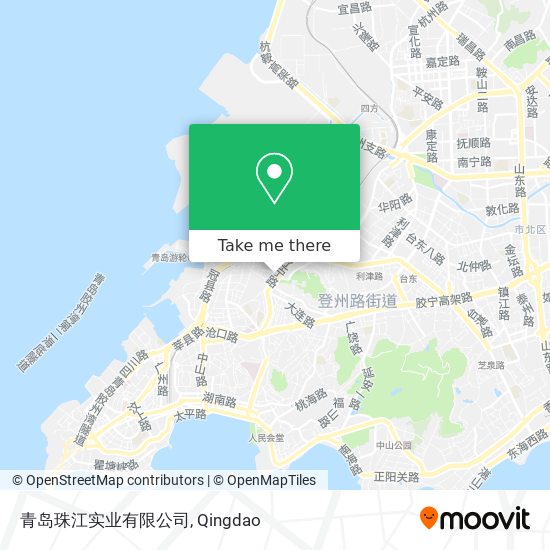 青岛珠江实业有限公司 map