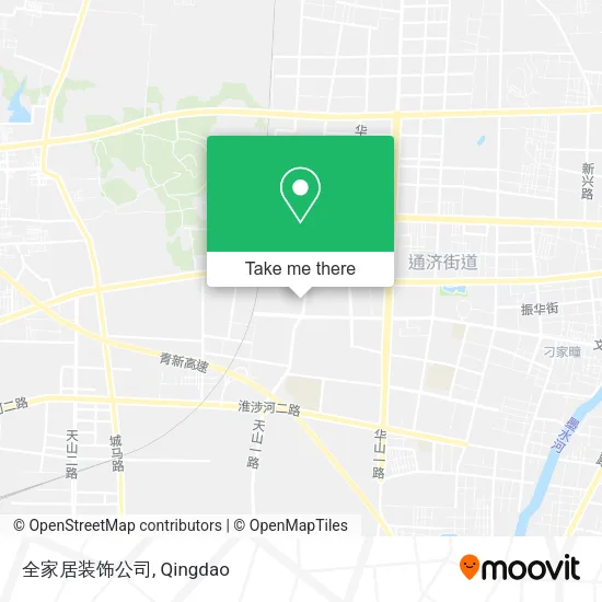 全家居装饰公司 map