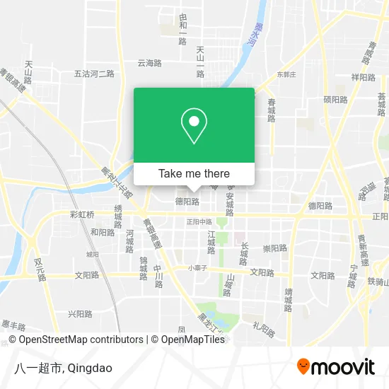 八一超市 map