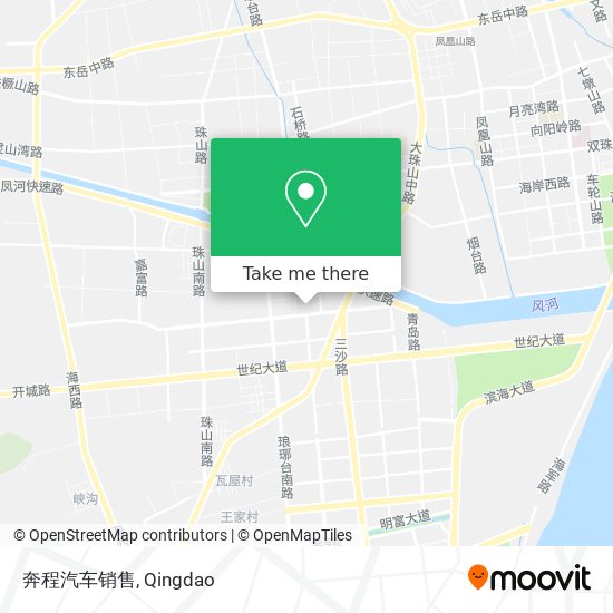 奔程汽车销售 map