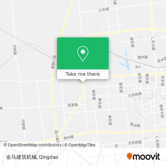 金马建筑机械 map