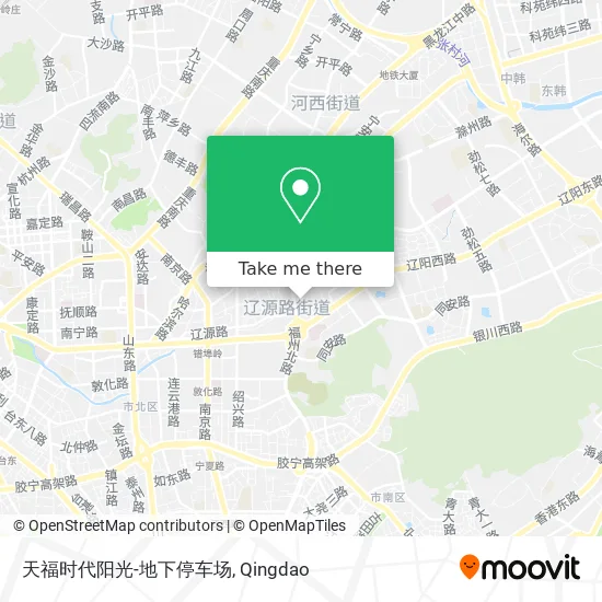 天福时代阳光-地下停车场 map