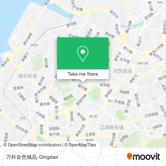 万科金色城品 map