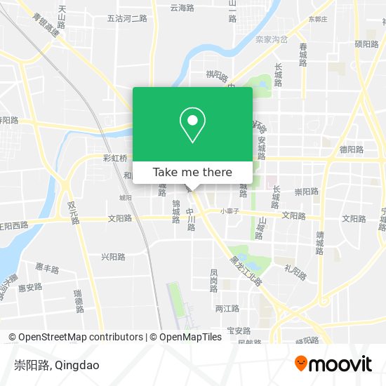崇阳路 map