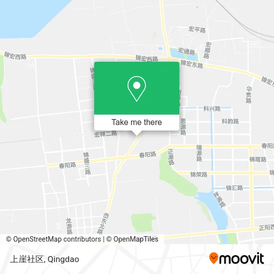 上崖社区 map
