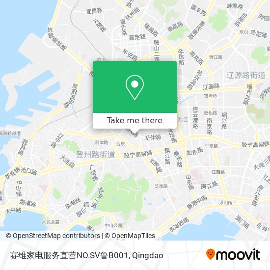 赛维家电服务直营NO.SV鲁B001 map