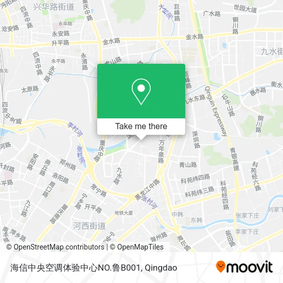 海信中央空调体验中心NO.鲁B001 map