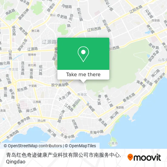 青岛红色奇迹健康产业科技有限公司市南服务中心 map