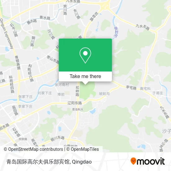 青岛国际高尔夫俱乐部宾馆 map