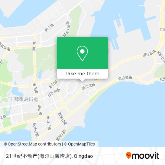 21世纪不动产(海尔山海湾店) map