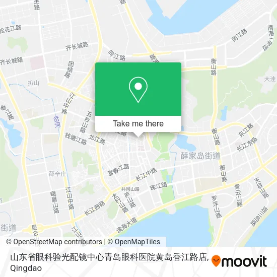 山东省眼科验光配镜中心青岛眼科医院黄岛香江路店 map
