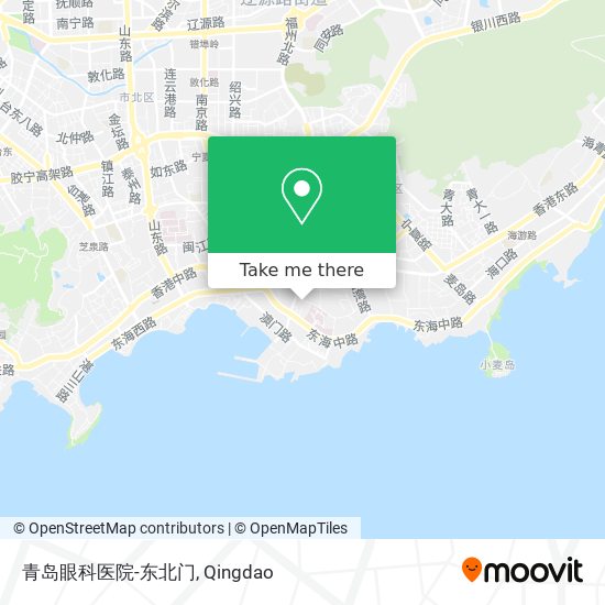 青岛眼科医院-东北门 map