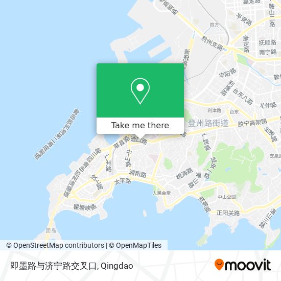 即墨路与济宁路交叉口 map