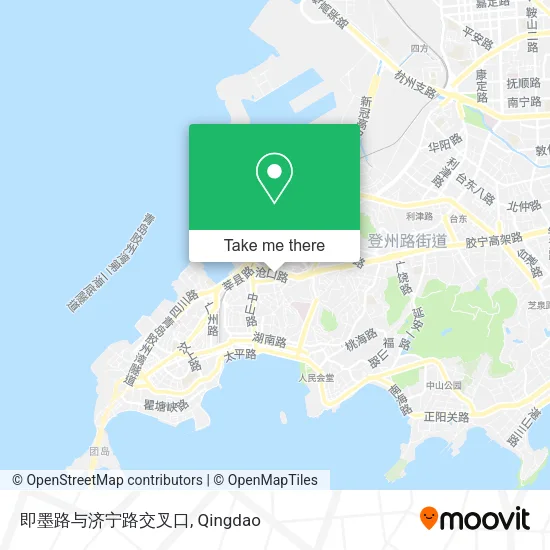 即墨路与济宁路交叉口 map