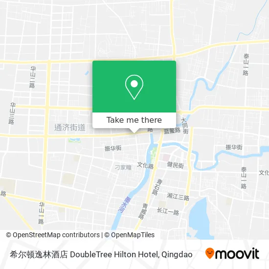 希尔顿逸林酒店 DoubleTree Hilton Hotel map