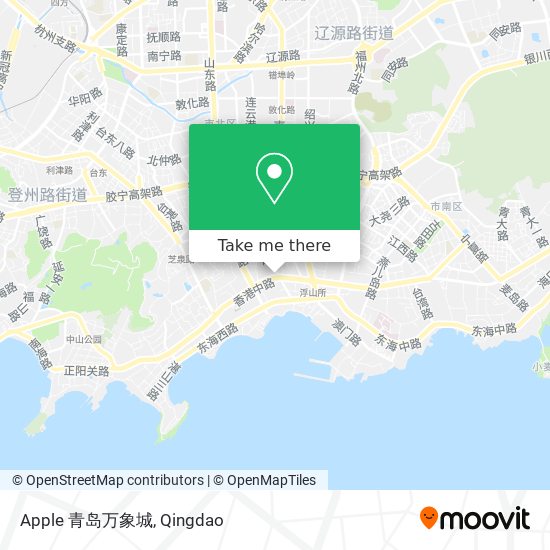 Apple 青岛万象城 map