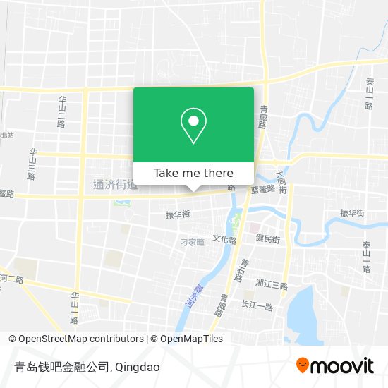 青岛钱吧金融公司 map