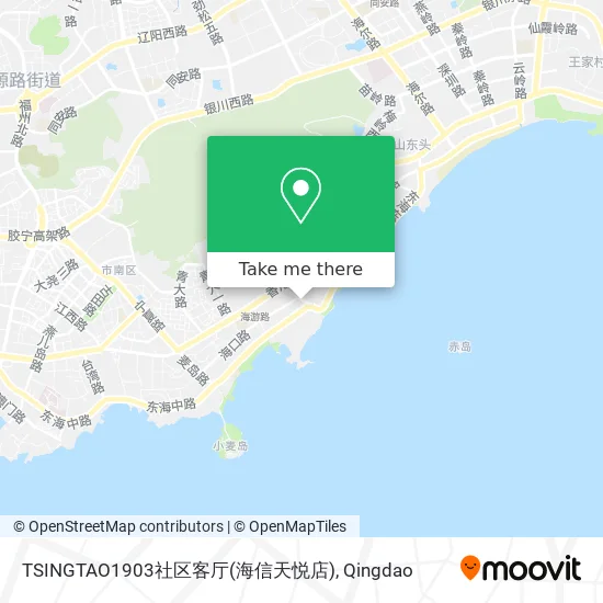 TSINGTAO1903社区客厅(海信天悦店) map