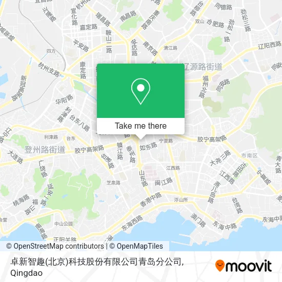 卓新智趣(北京)科技股份有限公司青岛分公司 map