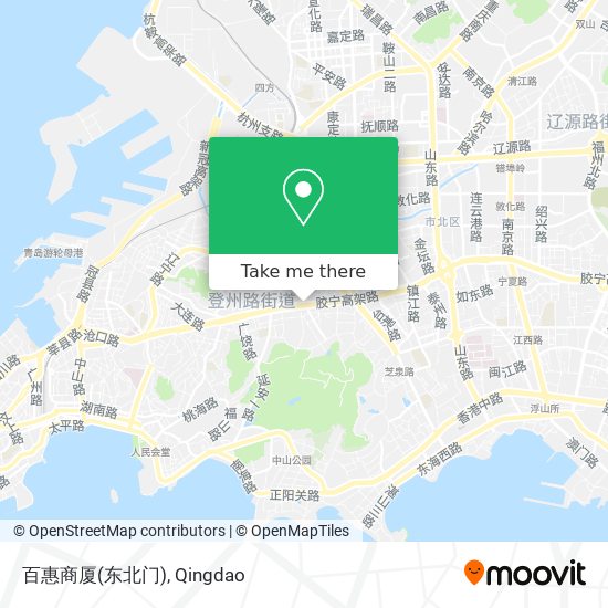 百惠商厦(东北门) map