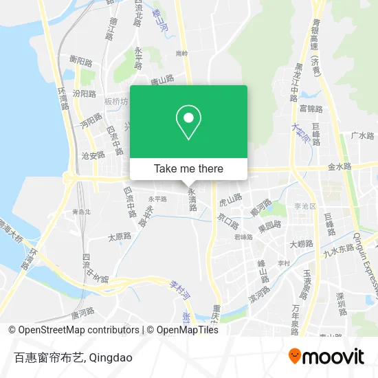 百惠窗帘布艺 map