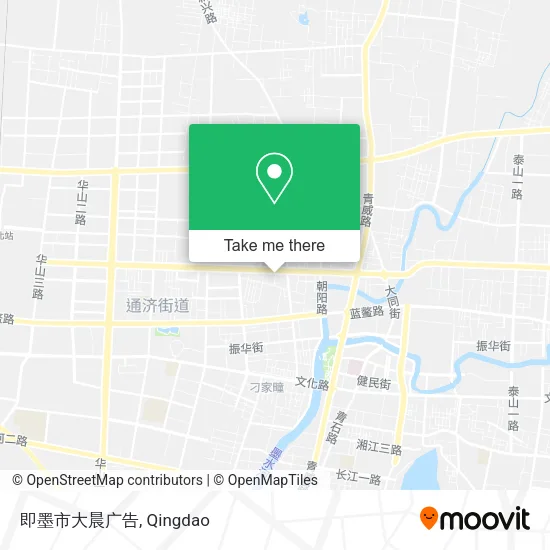 即墨市大晨广告 map