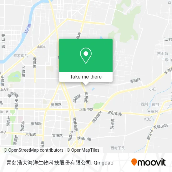 青岛浩大海洋生物科技股份有限公司 map