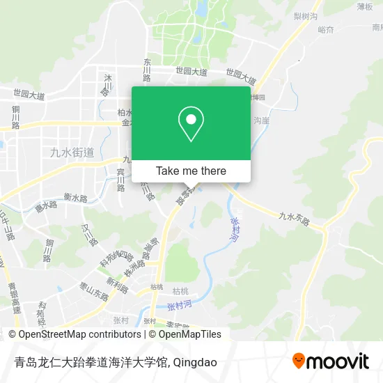 青岛龙仁大跆拳道海洋大学馆 map