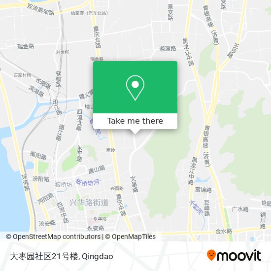 大枣园社区21号楼 map
