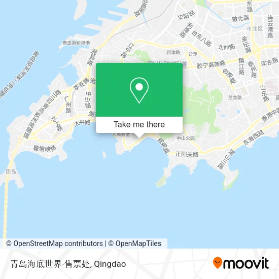 青岛海底世界-售票处 map