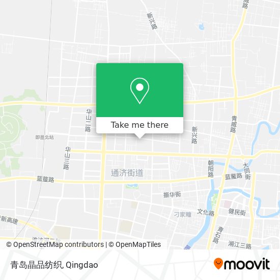 青岛晶品纺织 map