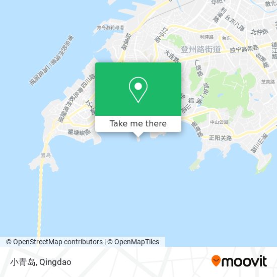 小青岛 map