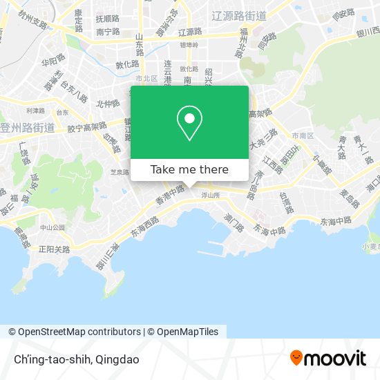 Ch’ing-tao-shih map