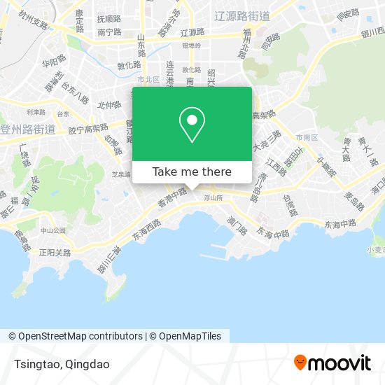 Tsingtao map