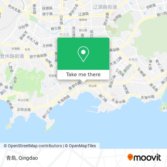 青島 map