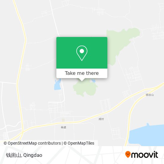 钱崮山 map