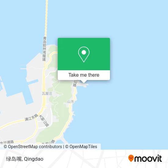 绿岛嘴 map