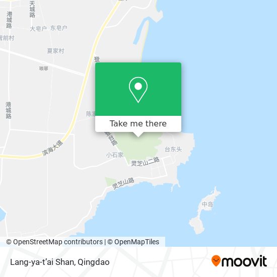 Lang-ya-t’ai Shan map