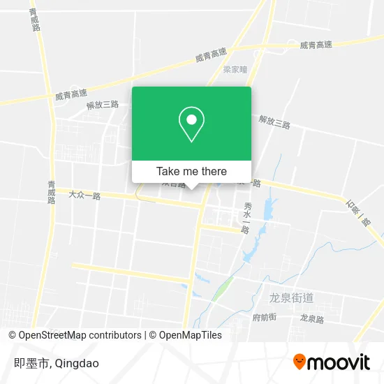 即墨市 map