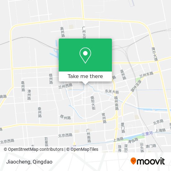 Jiaocheng map