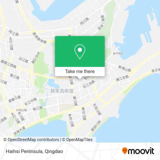 Haihsi Peninsula map
