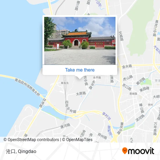 沧口 map
