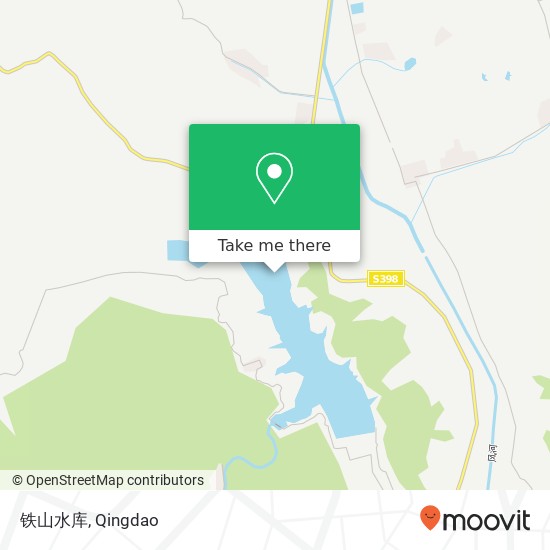 铁山水库 map