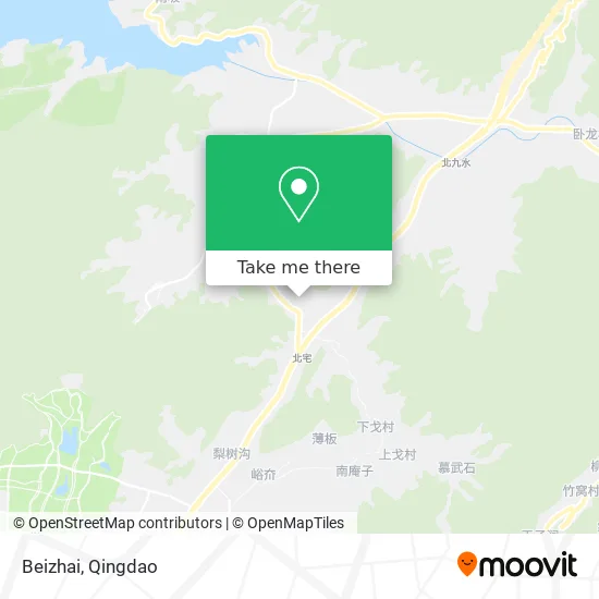 Beizhai map